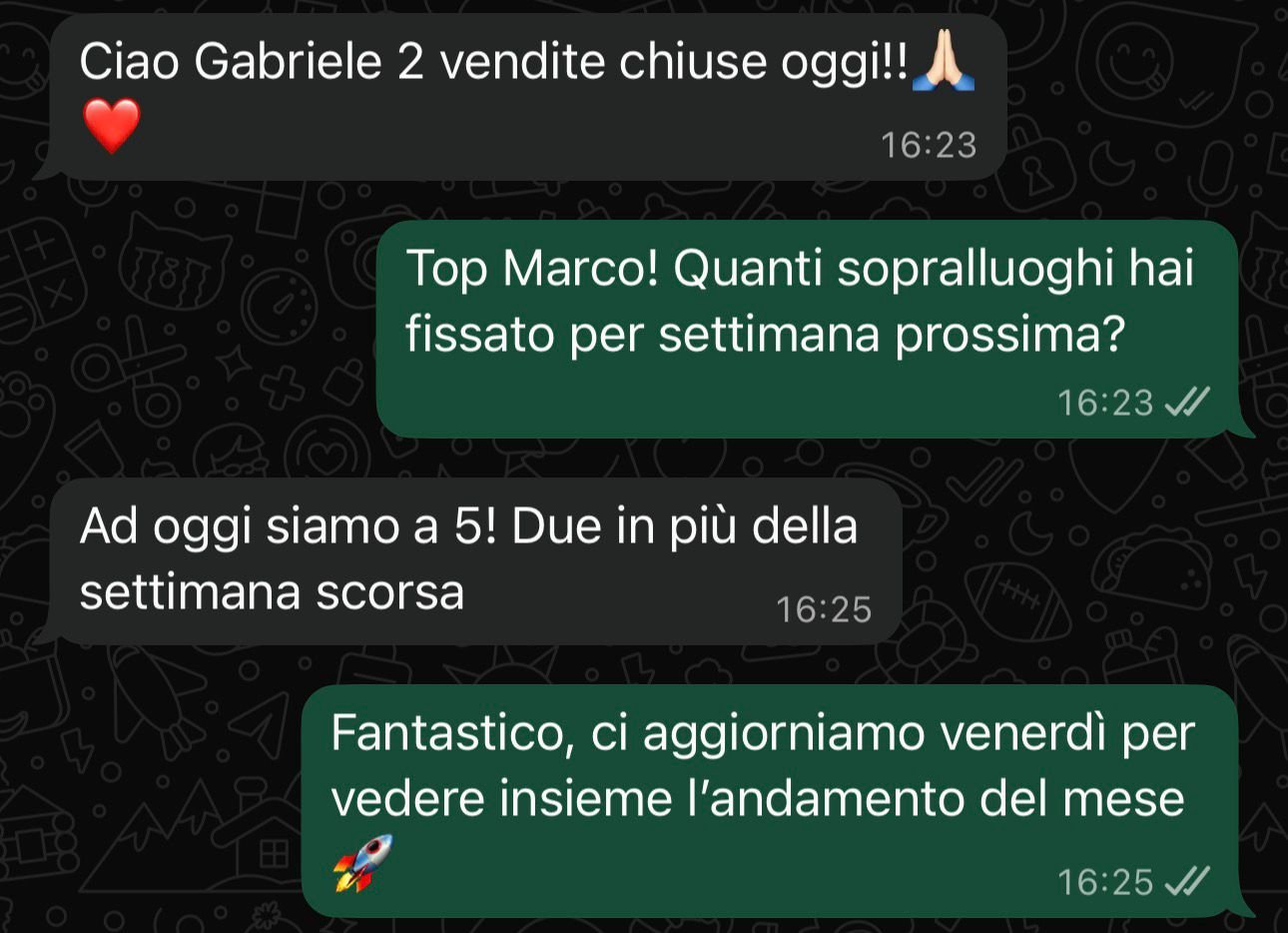 Testimonianza WhatsApp cliente ViralClub 6